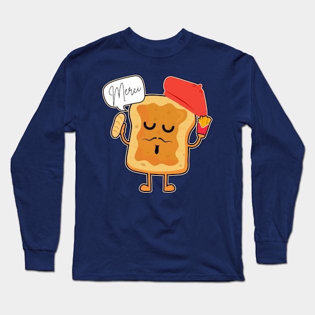 French Toast Long Sleeve T-Shirt by Moulezitouna